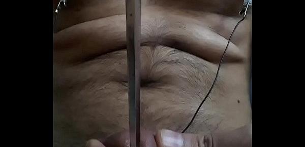  needle in nipple and urethral sounding